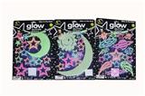 OBL558350 - 三款夜光彩色星月