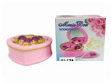 OBL567860 - Rose peach heart light music box