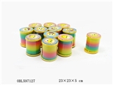 OBL597127 - 4.5*5加笑脸盖彩虹圈