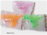 OBL617471 - Transparent dinosaur small water gun 