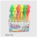 OBL617542 - 33 cm long cup whistle bubbles stick 