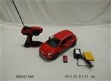 OBL617586 - And Fiat 500 x (Fiat 500 x authorized remote control car) 2.4 G