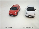 OBL617588 - 1:18 Fiat 500 x (Fiat 500 x authorized remote control car) 27 m