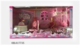 OBL617735 - The princess bed jewelry series with light music (12) with 11 joint barbie