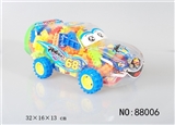 OBL618478 - Dynamic car produced blocks in multi-color combination weighing 230 grams (about 195-205 PCS)