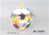 OBL618487 - Football class educational building blocks Multi-color combination weighing 230 grams (about 190-200
