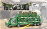OBL618565 - 惯性双层拖头车载2只塔克+2只装甲车