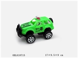 OBL618715 - 实色移印镀座惯性警车