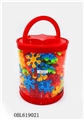 OBL619021 - Portable round barrel snowflakes 
