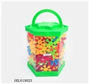 OBL619025 - Hexagonal barrel snowflakes 