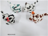 OBL619183 - Light fluffy electric speckle dog