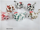 OBL619185 - Plush electric head markings dog