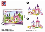 OBL619306 - Educational building blocks - happy princess 86 pieces