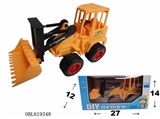 OBL619348 - 仿真惯性工地轮式推土工程车(带动作)