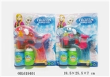 OBL619401 - Ice and snow princess bubble gun dolphin (transparent) music lights 