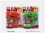 OBL619408 - Transparent electric light music space bubble gun 