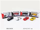 OBL619638 - 1:50仿真合金滑行跑车
