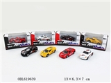 OBL619639 - 1:50赛车合金滑行跑车