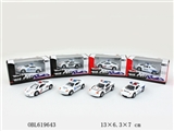 OBL619643 - Back to the police car 1:50 alloy