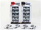 OBL619649 - Back to the police car 1:50 alloy