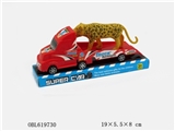 OBL619730 - Solid color back to mop head and animals