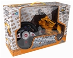 OBL619750 - Dial the slice of the steering wheel remote control music truck (excavator, 5 channels, with automat