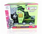 OBL619754 - Aviation type hand remote control stunt truck (excavator, six channels, lighting, section 4 5 rechar