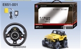 OBL620260 - Gravity sensing steering wheel remote control models (car 1:18 JOEP unauthorized simulation) red 4 y