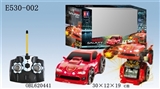 OBL620441 - Remote control car deformation (6, white, red, blue, yellow 6 6)