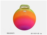 OBL620475 - 45 cm handle rainbow balls