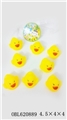 OBL620889 - Eight lining plastic yellow duck