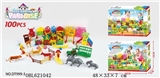 OBL621042 - Blocks park farm suit (100 PCS)