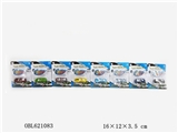 OBL621083 - 1只带饰品回力合金车
