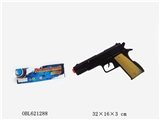 OBL621288 - Hand gold flint gun