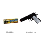 OBL621290 - Hand silver flint gun