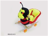 OBL621413 - 音乐蜜蜂摇摇椅带轮子