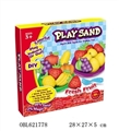 OBL621778 - Space sand fruit set (681 g / 3 color sand sand fruit accessories tools)