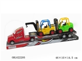 OBL622205 - 惯性车拖二只工程车