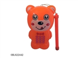 OBL622442 - Lantern flashing bear doll with lantern in hand