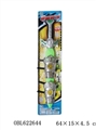 OBL622644 - Painted green flashing swords 2 wristbands