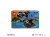 OBL622882 - 乐高式海盗积木59pcs