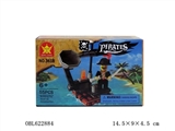OBL622884 - 乐高式海盗积木55pcs
