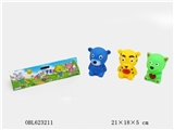 OBL623211 - Lining plastic three animals