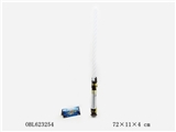OBL623254 - 喷漆6灯震动闪光太空棒