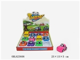 OBL623606 - Cartoon solid color back to the car
