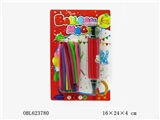 OBL623780 - 18 PCS balloon with a bicycle pump