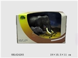 OBL624265 - PVC wild elephants