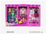 OBL624383 - 11.5 inch solid body barbie fashion suits