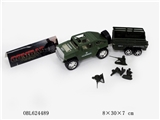 OBL624489 - 惯性悍马军车+车斗