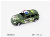 OBL624503 - 惯性军绿警车